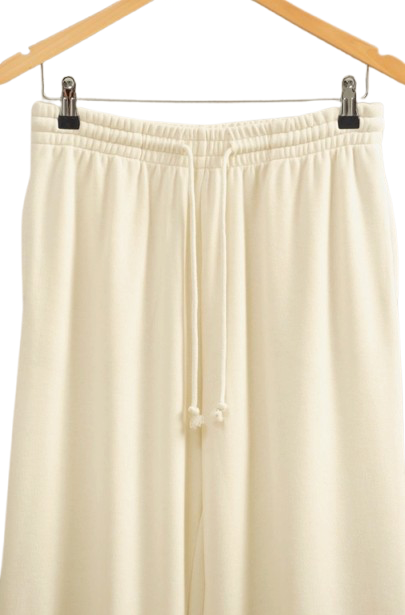 Jogger Sweatpants-Cream