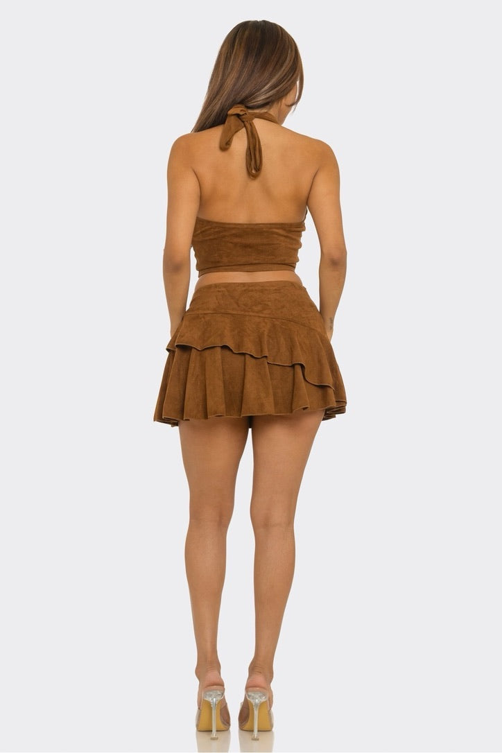 Corset top and Tie Skirt Set