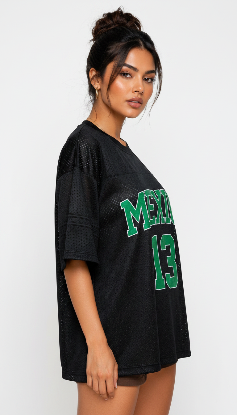 Oversized Mesh Mexico Jersey