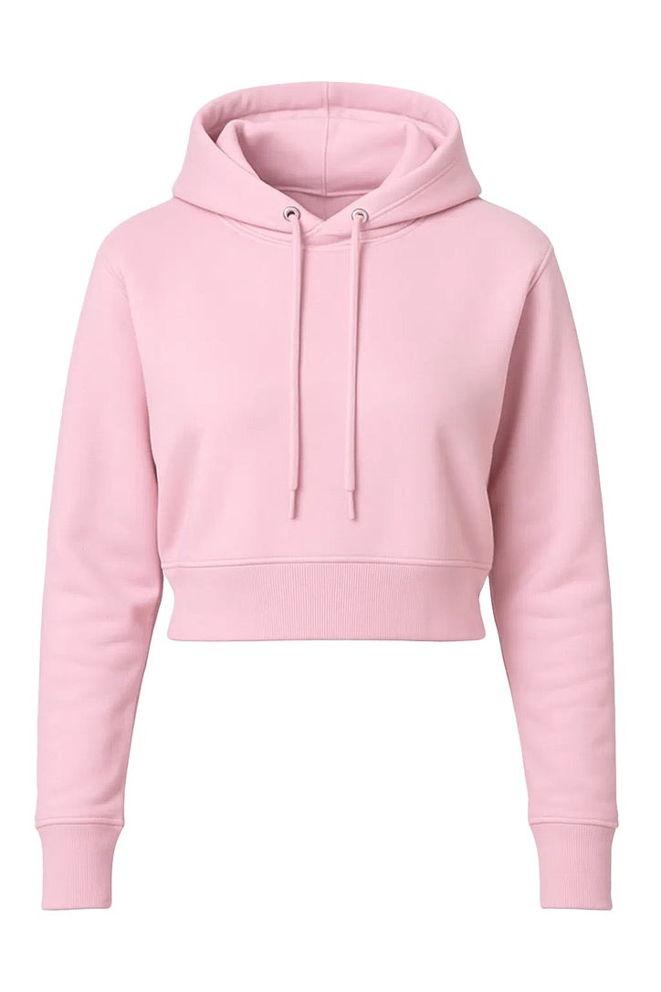 Crop Hoodie-Roasted Coconut