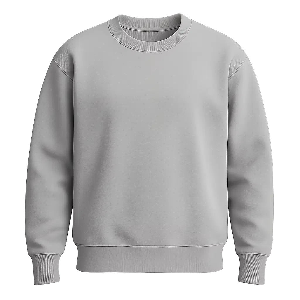 Crewneck-Heather Gray