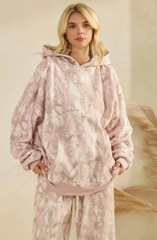 Oversized Camo Hoodie