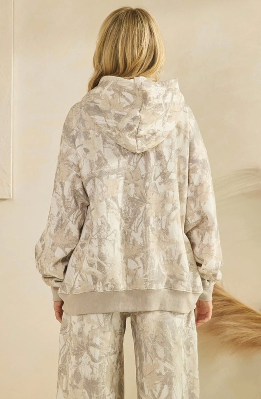 Oversized Camo Hoodie