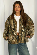 Oversized Realtree Camo Canvas Jacket