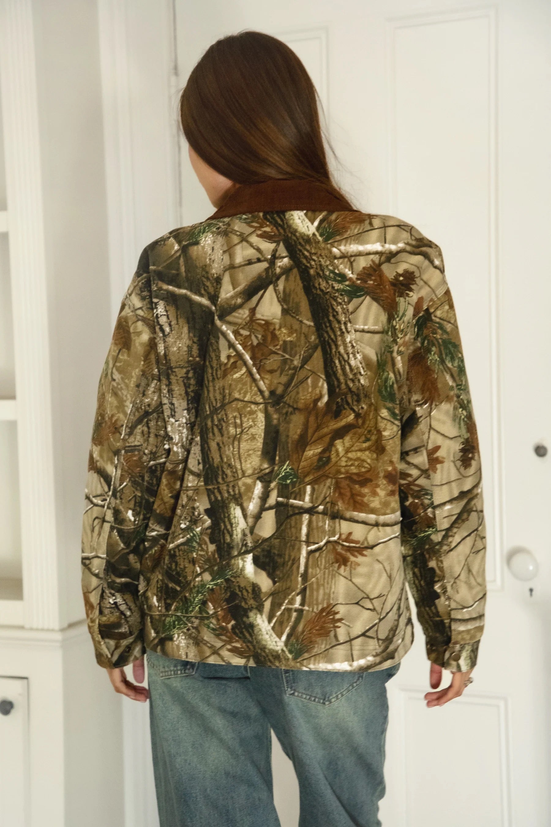 Oversize Camo Zipper Jacket