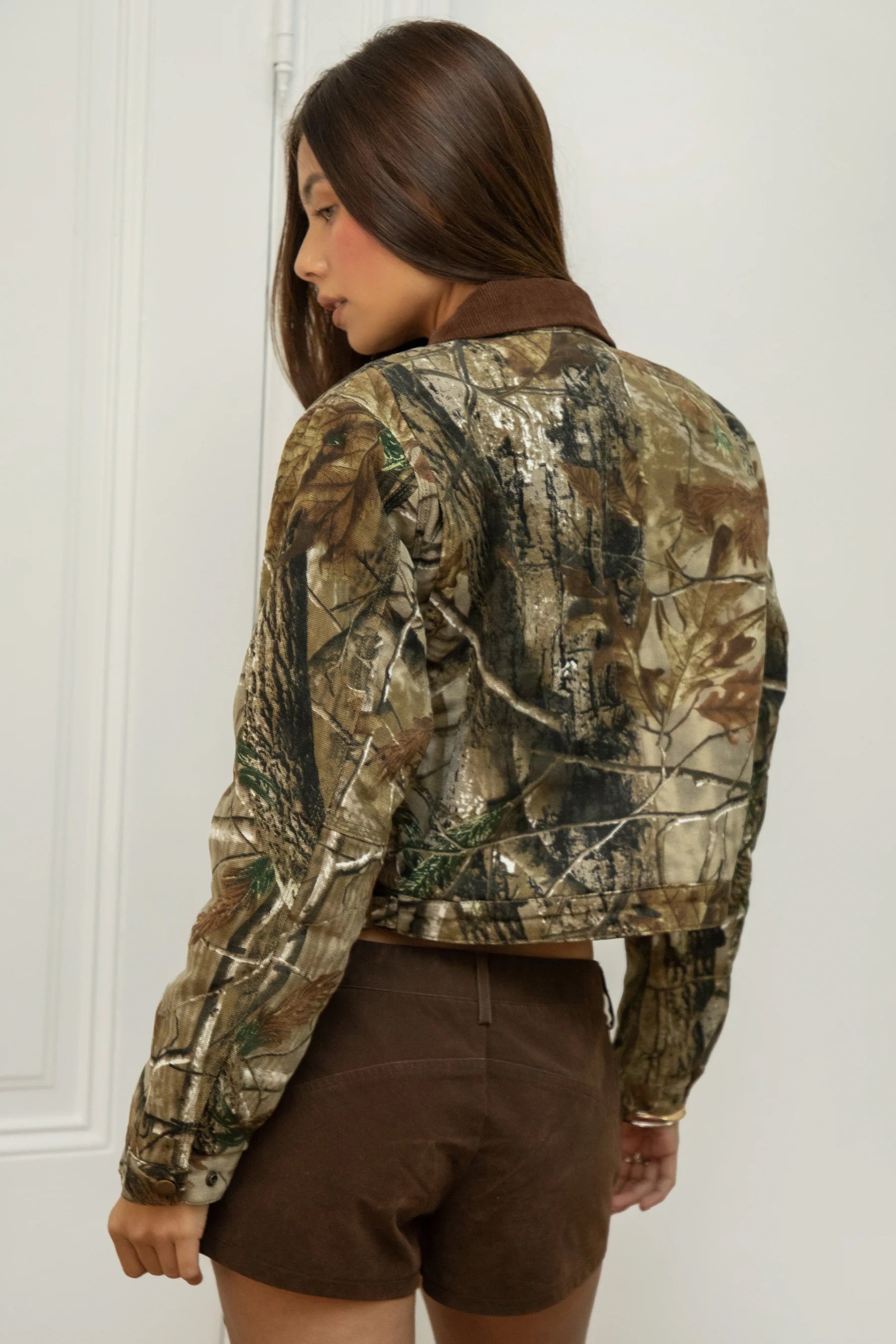 Camo Cropped Jacket