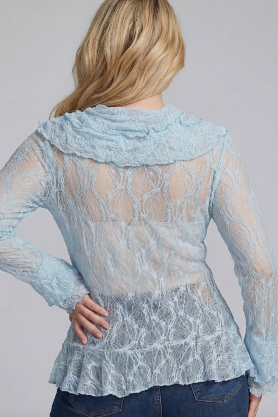 Lace Cardigan Shirt