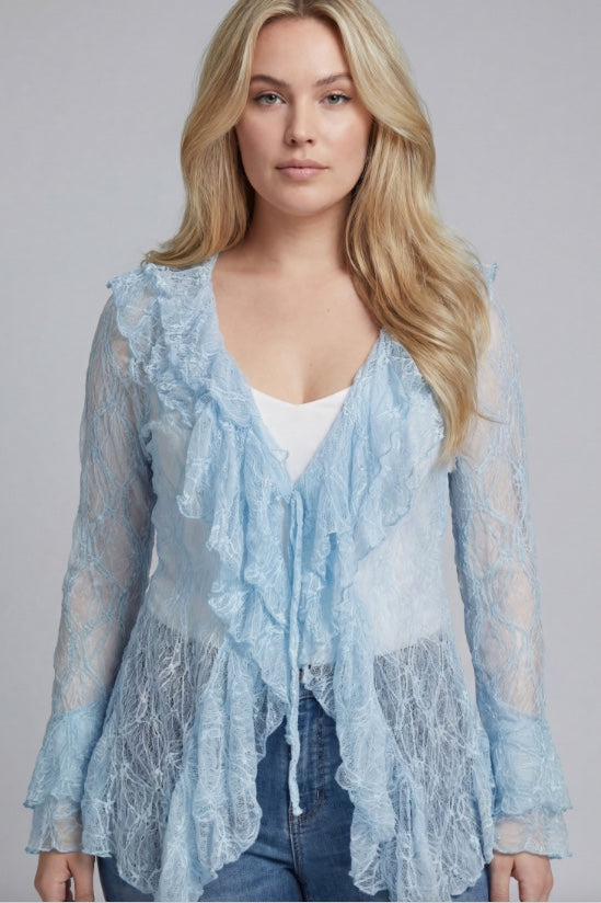 Lace Cardigan Shirt