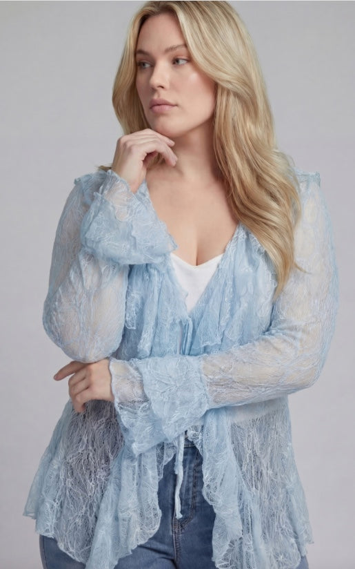 Lace Cardigan Shirt