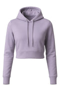 Crop Hoodie -Lavender