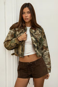 Camo Cropped Jacket